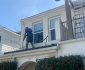 Pressure washing a roof in Orange County