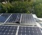 Big solar panel cleaning job