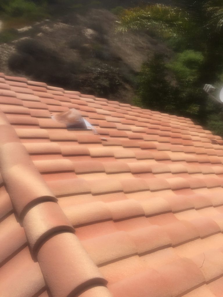 Roof cleaning in Orange County. Spray off years of dirt and debris from your home.