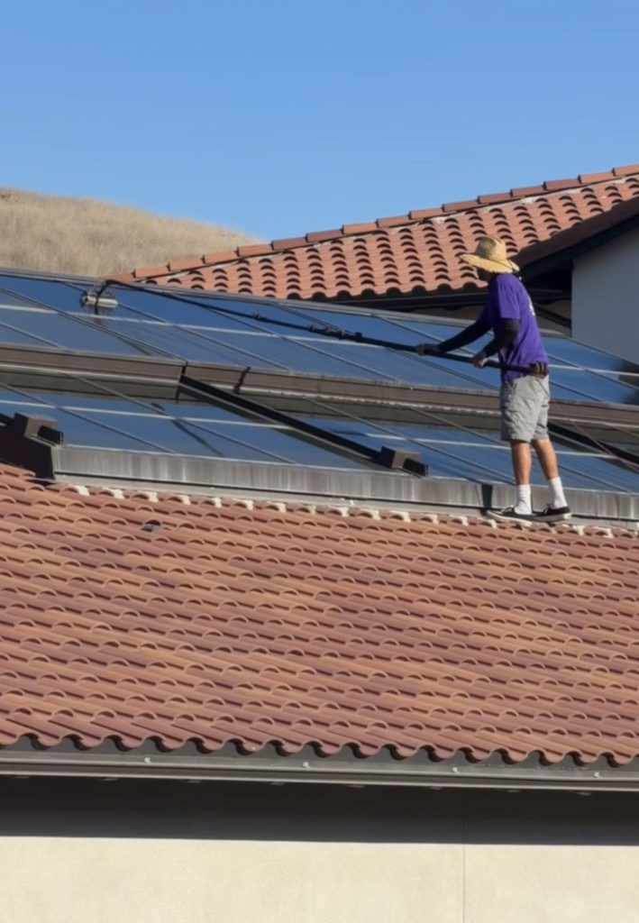 Solar Panel cleaning in Irvine