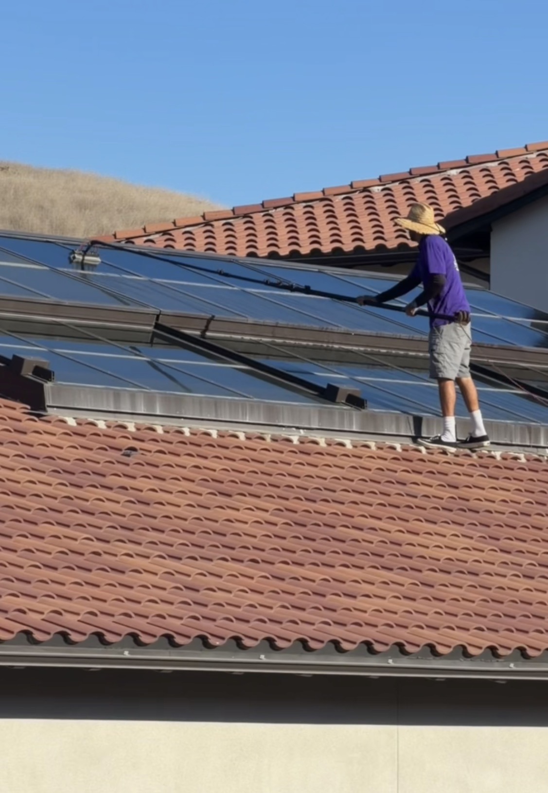 Solar Panel cleaning in Irvine